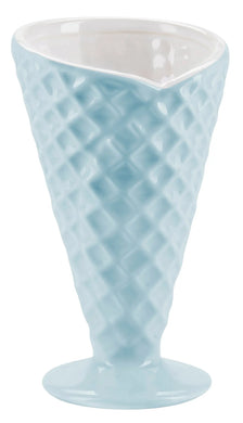 Cono de cerámica azul para helado Miss Étoile
