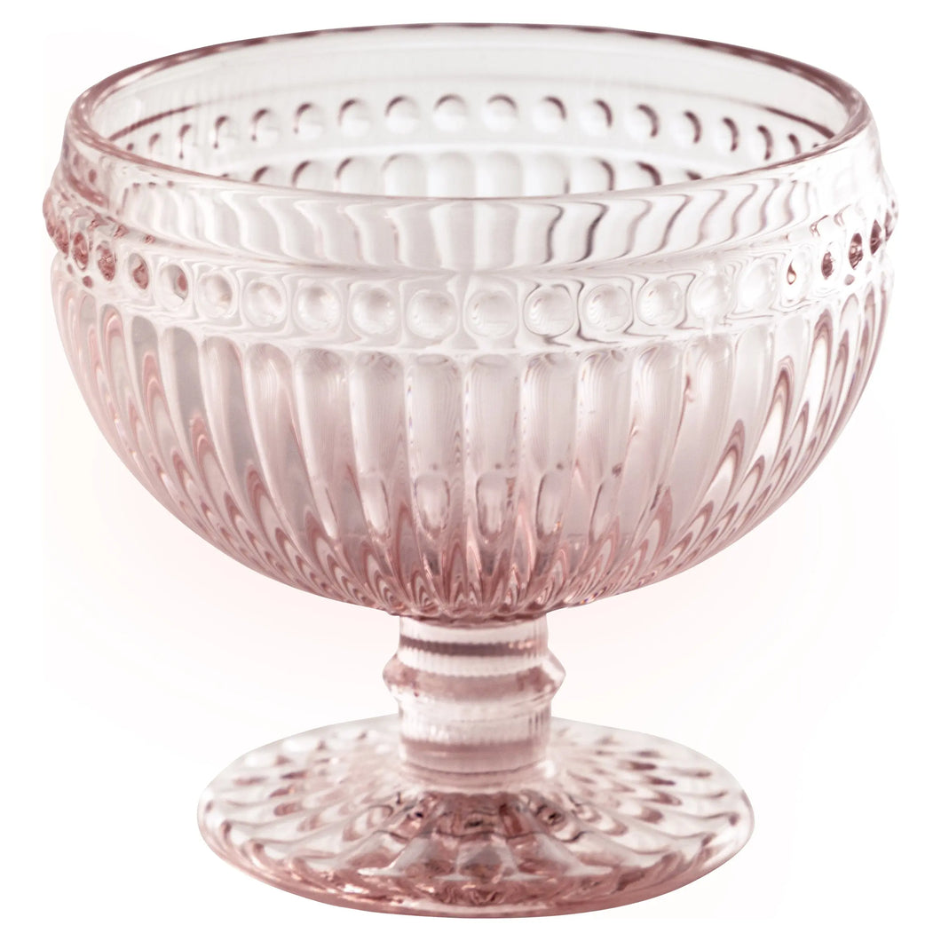 Copa de cristal para helado colección Alice pink Greengate