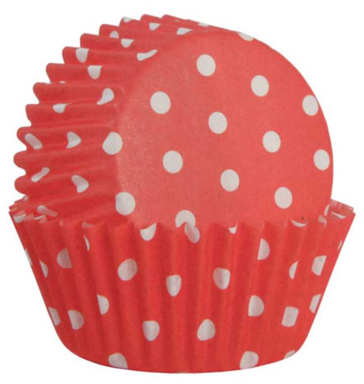 Moldes cupcakes Polka red Isabelle Rose